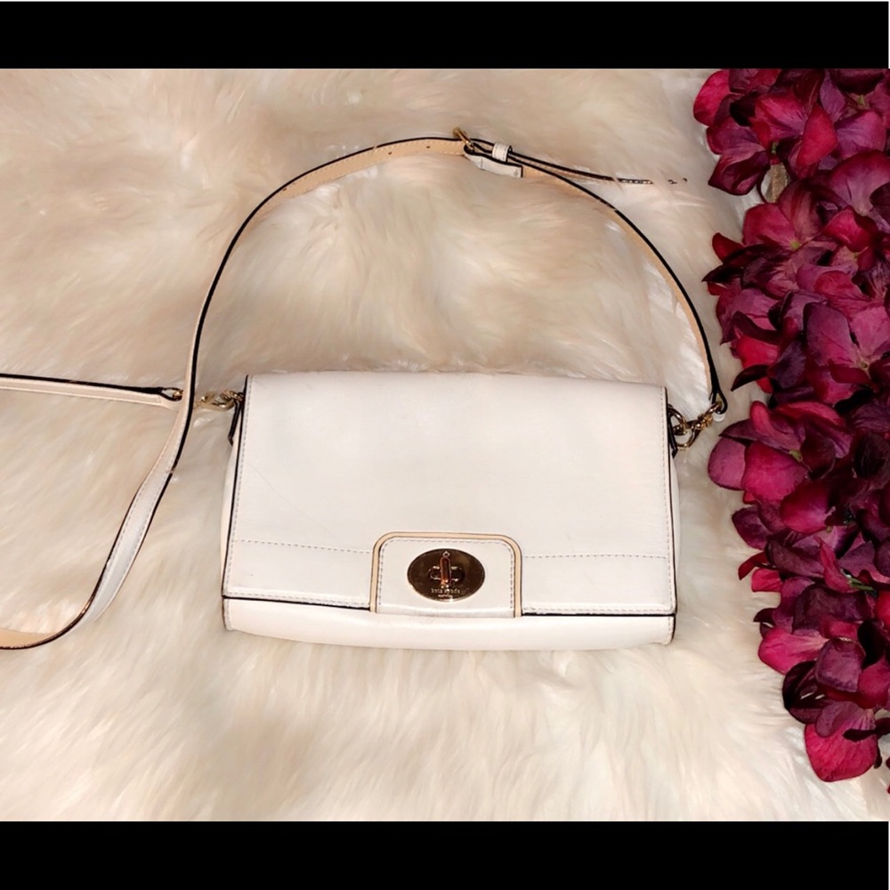 KATE SPADE Cream Crossbody Purse